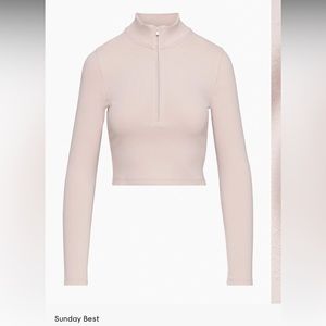 Sunday best half-zip long sleeve NWOT